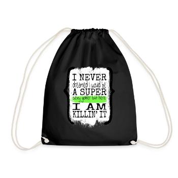 humour golfcoachcadeau happy golf coach de golf - Sac de sport léger - noir - Devant