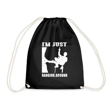 Bûcheron tronçonneuse arboriste - Sac de sport léger - noir - Devant
