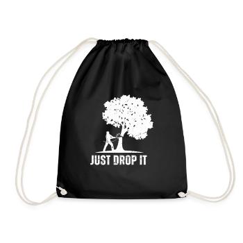 Bûcheron tronçonneuse arboriste - Sac de sport léger - noir - Devant