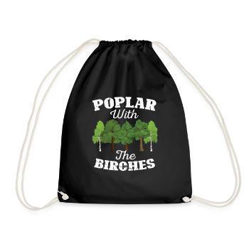 Bûcheron tronçonneuse arboriste - Sac de sport léger - noir - Devant
