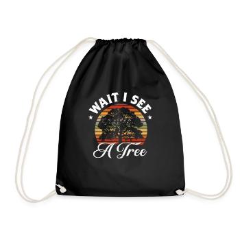 Bûcheron tronçonneuse arboriste - Sac de sport léger - noir - Devant