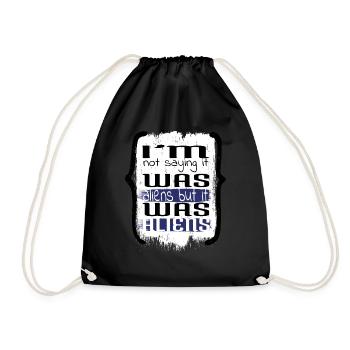 Zone 51 Raid Ancien Egyptien Bday Présenter des blagues - Sac de sport léger - noir - Devant