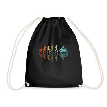 Motorcyclist Development - Drawstring Bag - black - Front