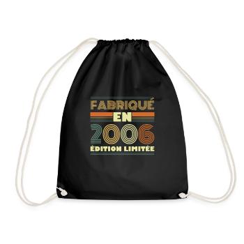Fabriqué En 2006 Édition Limitée - Sac de sport léger - noir - Devant