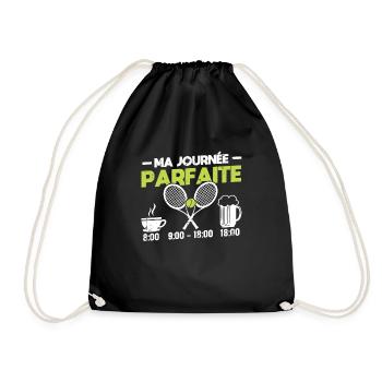 Ma Journée Parfaite Tennis - Sac de sport léger - noir - Devant