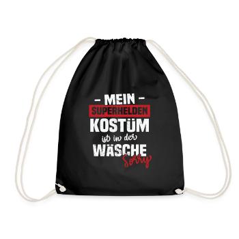 Mon costume de super-héros est dans la blanchisserie Désolé - Sac de sport léger - noir - Devant