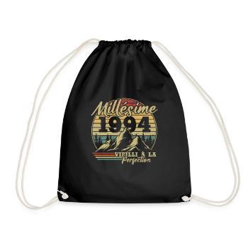 Millésime 1994 - Sac de sport léger - noir - Devant