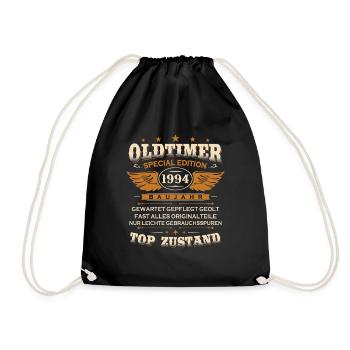 Voiture Vintage Construite En 1994 Né Vintage Anniversaire - Sac de sport léger - noir - Devant