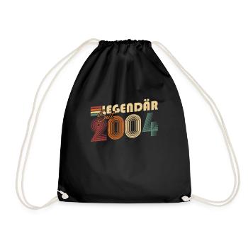 Legendär seit 2004 - Turnbeutel - Schwarz - Vorne