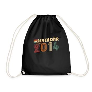 Legendär seit 2014 - Turnbeutel - Schwarz - Vorne