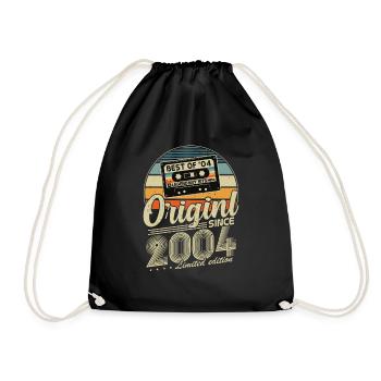Original depuis 2004 Vintage cadeau d’anniversaire - Sac de sport léger - noir - Devant