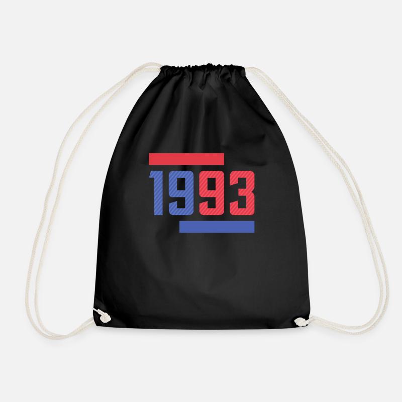 Born In 1993 Birthday Men - Drawstring Bag - black