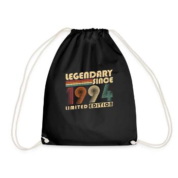 Légendaire depuis 1994 Vintage cadeau d’anniversaire - Sac de sport léger - noir - Devant