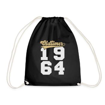 Oldtimer 1964 - Drawstring Bag - black - Front