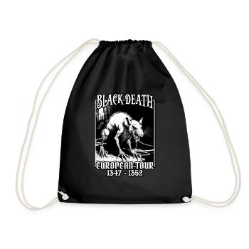 black death - Drawstring Bag - black - Front