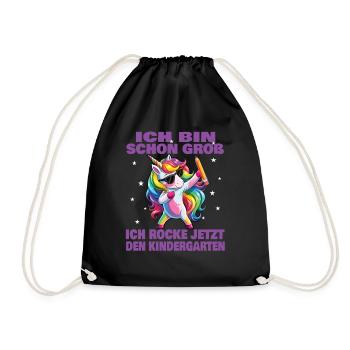 Kindergarten Child 2024 Kita Start Start - Drawstring Bag - black - Front