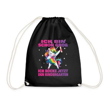 Kindergarten Child 2024 Kita Start Start - Drawstring Bag - black - Front