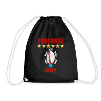 Toulouse Rugby 6 Etoiles Sport Fierté - Sac de sport léger - noir - Devant