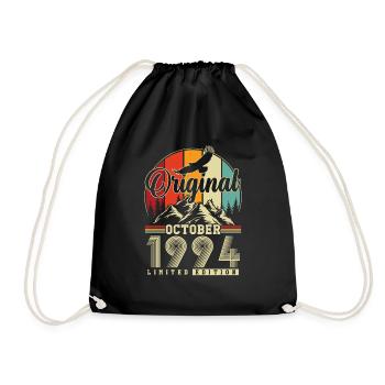 Original Octobre 1994 Vintage Anniversaire - Sac de sport léger - noir - Devant