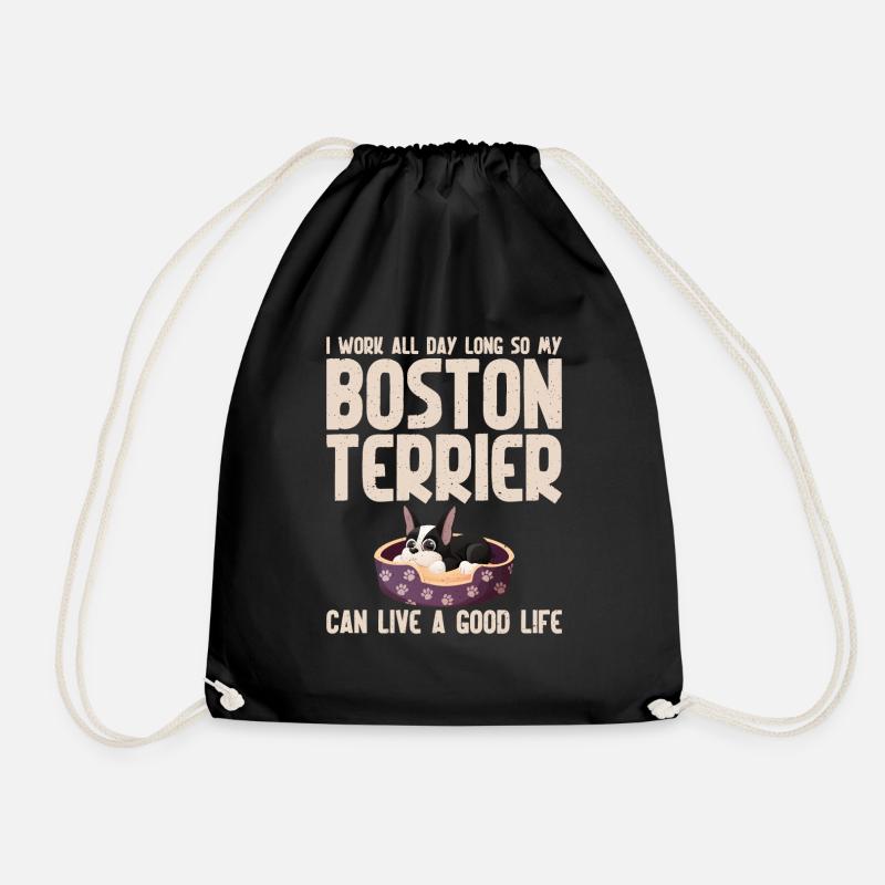 Cadeaux Boston Terrier - Sac de sport léger - noir