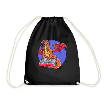 Reading Dragon Books Magic Dungeon - Drawstring Bag - black - Front