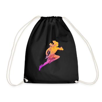 Ancien Dieu Grec De Ma Tête Mythologie - Sac de sport léger - noir - Devant