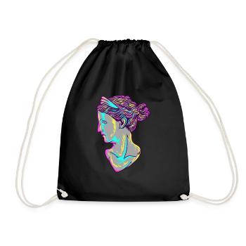 Ancient God Greek Demeter Mythology - Drawstring Bag - black - Front