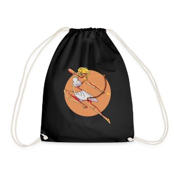 Ancien Dieu Grec De Ma Tête Mythologie - Sac de sport léger - noir - Devant