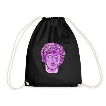 Ancient God Greek Mediocretes Mythology - Drawstring Bag - black - Front