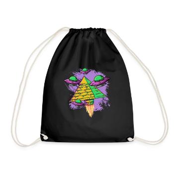 OVNI Pyramide Mythologie Égyptienne - Sac de sport léger - noir - Devant
