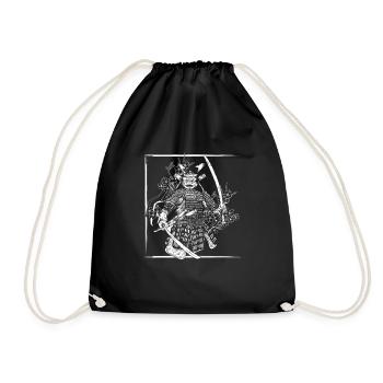 Kanji Japon Katana Épée Ninja Samouraï - Sac de sport léger - noir - Devant
