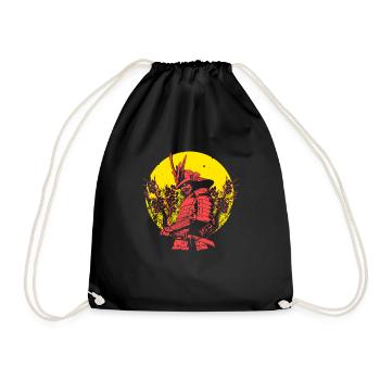 Kanji Japon Katana Épée Ninja Samouraï - Sac de sport léger - noir - Devant