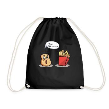 Tractor Is That You Bro Farmer Farming - Drawstring Bag - black - Front