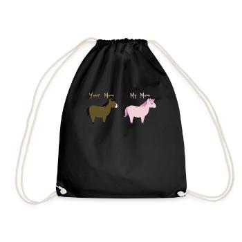 Maman Maman Ta Maman Ma Maman Fête des Mères - Sac de sport léger - noir - Devant
