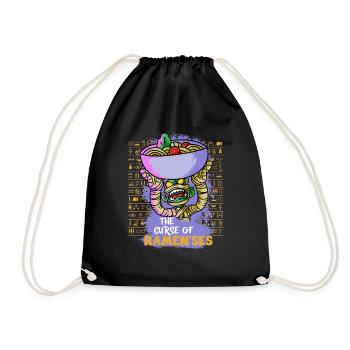 Curse Of Ramenses Egyptian Mythology - Drawstring Bag - black - Front