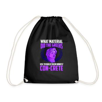 Matériel Les Grecs utilisaient-ils la mythologie - Sac de sport léger - noir - Devant