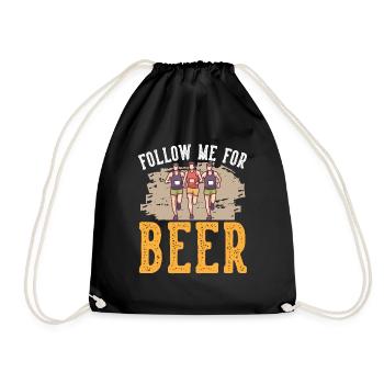 Marathon Suivez-moi pour la course à la bière - Sac de sport léger - noir - Devant