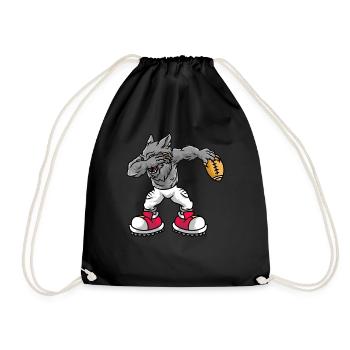 Rugby Footballeur Loup-garou Football - Sac de sport léger - noir - Devant