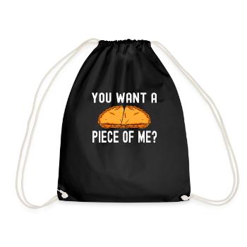 Want Piece Me Patissier Baking - Drawstring Bag - black - Front