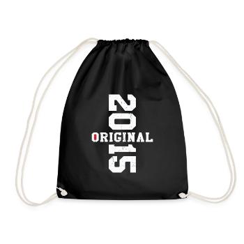 Original 2015 Rétro Cadeau d Anniversaire 10 ans - Sac de sport léger - noir - Devant