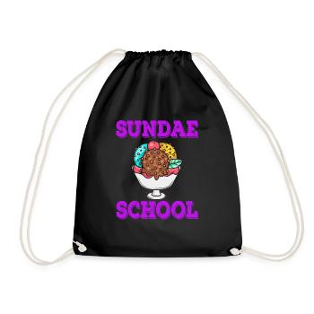 Sorbet Gelato School Sweet Cream - Sac de sport léger - noir - Devant