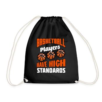 Joueurs Basket-ball de haut niveau - Sac de sport léger - noir - Devant