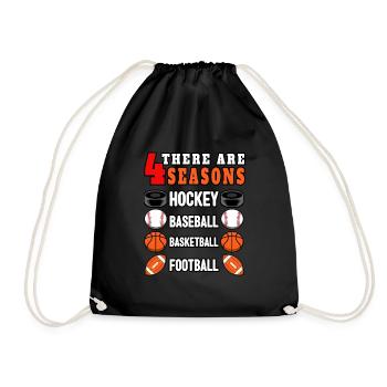Paniers Il y a des saisons Basketball - Sac de sport léger - noir - Devant