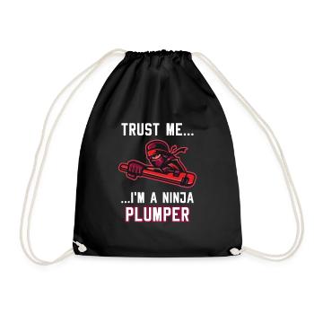 Clé à piston Trust Im A Plumber - Sac de sport léger - noir - Devant