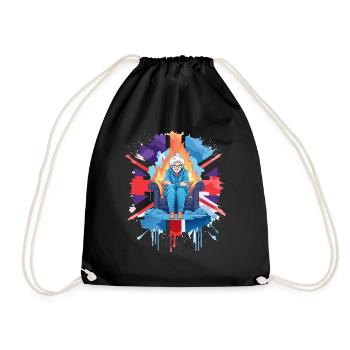 Freezing British Pensioner - Drawstring Bag - black - Front