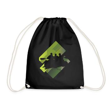 Aviron Rameurs d’eau vive - Sac de sport léger - noir - Devant