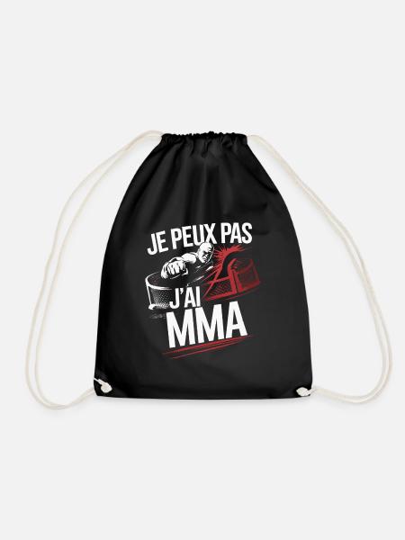 Je peux pas j'ai MMA - Sac de sport léger - noir