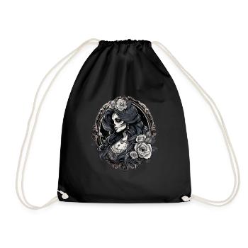 Esthétique La Catrina - Sac de sport léger - noir - Devant