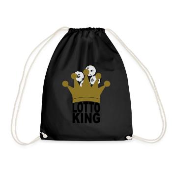 Lotto King - Turnbeutel - Schwarz - Vorne