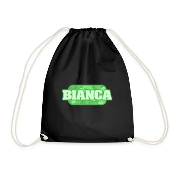 Bio Bianca - Drawstring Bag - black - Front